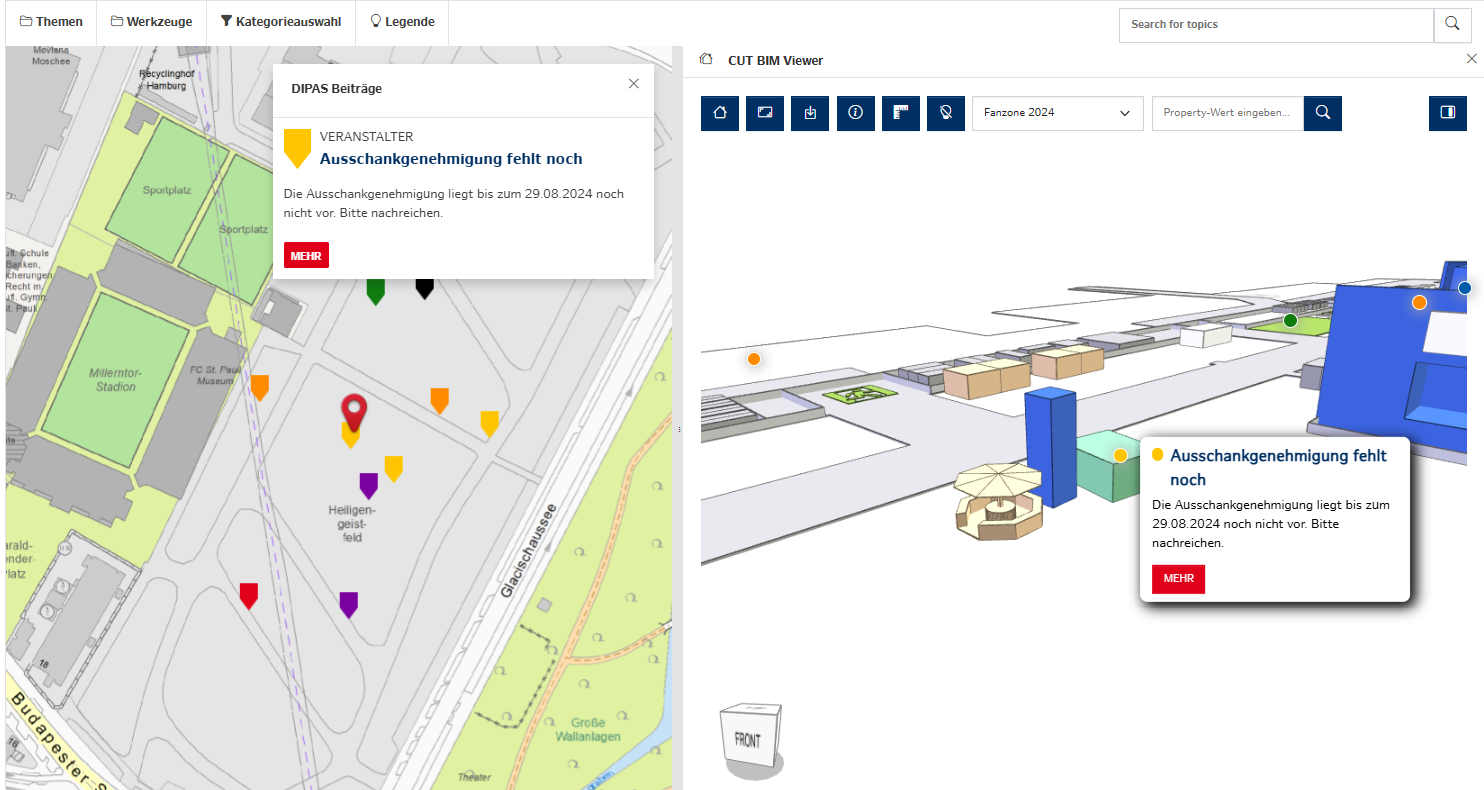 Contributions to the BIM-based voting platform for major events