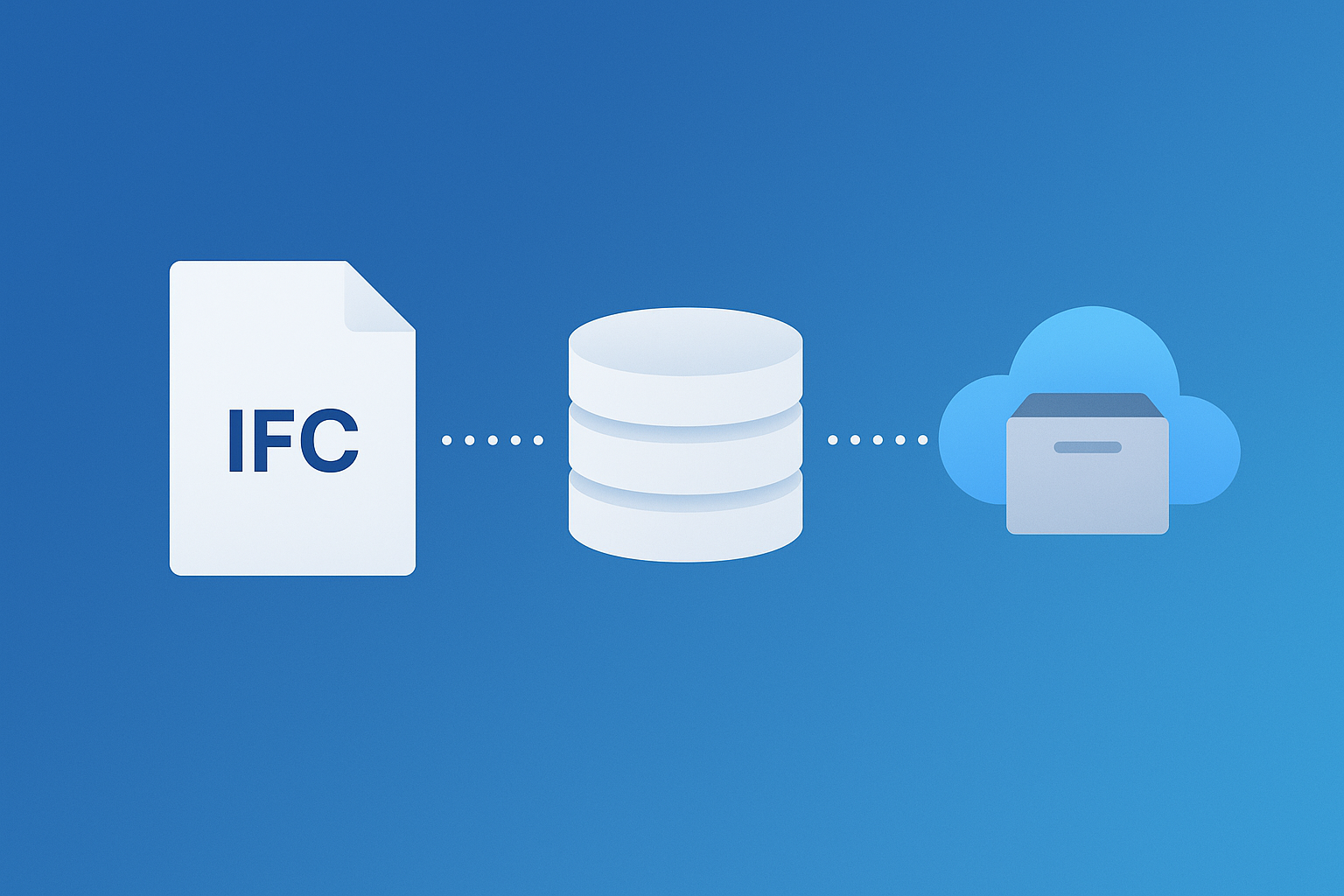 IFC metadata in a single unified database on a remote server